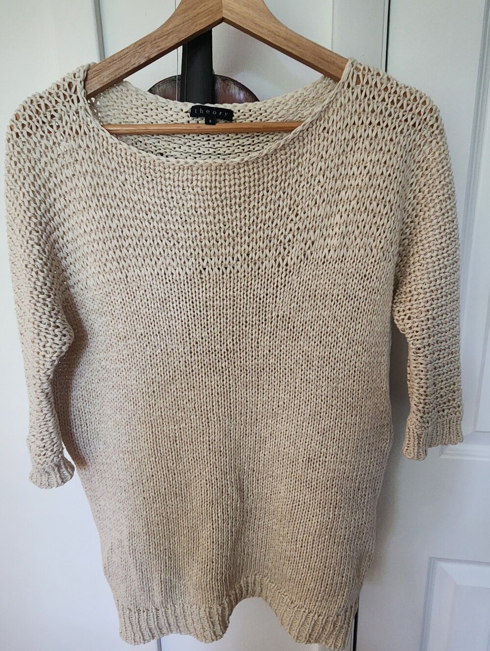 Theory Cotton Linen Sweater